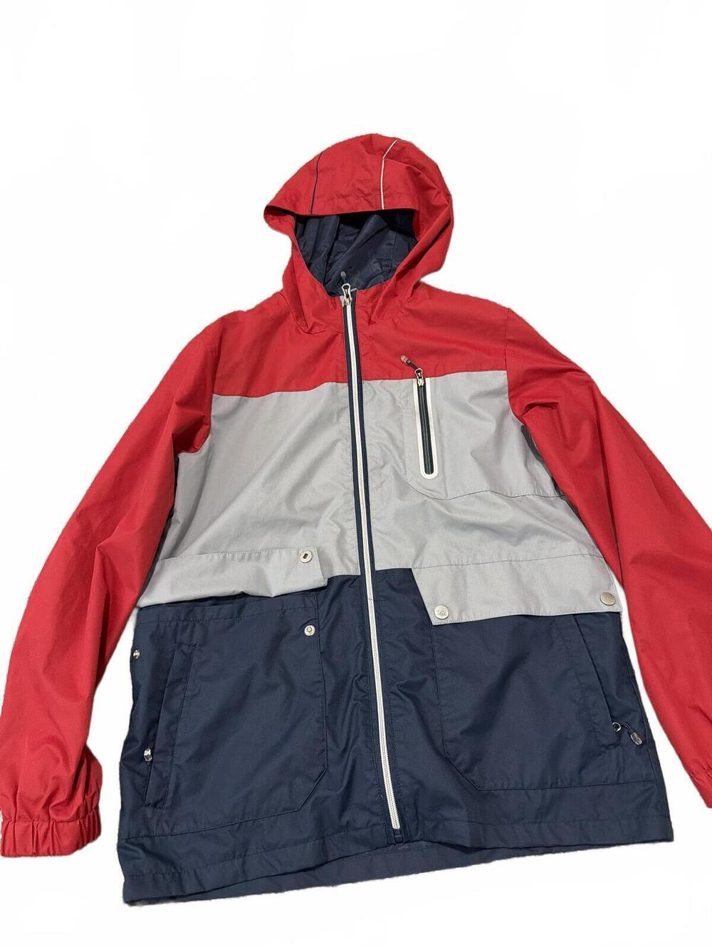 Kid1234 Boys Colorblock Hooded Jacket Size 160